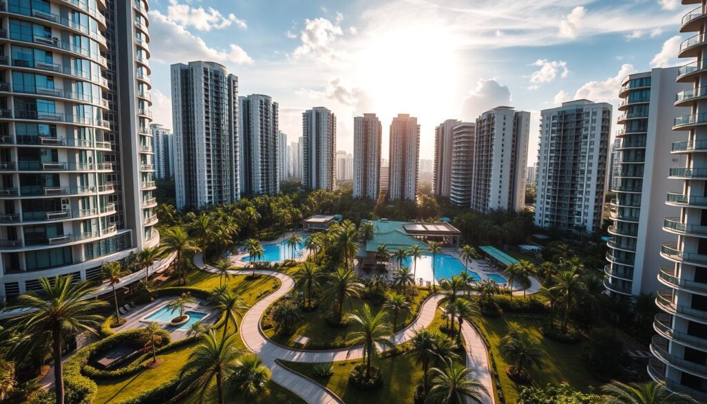 Residential properties in condominium Singapore